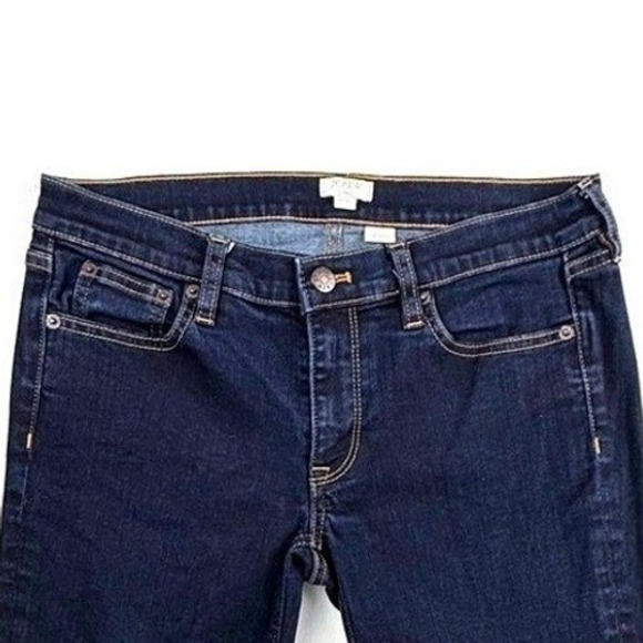 J. Crew Denim - J Crew Stretch Dark Wash‎ Skinny Jeans Women Size 27x31